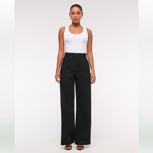 A&F Sloane Tailored Wide Leg Pant - Size 25